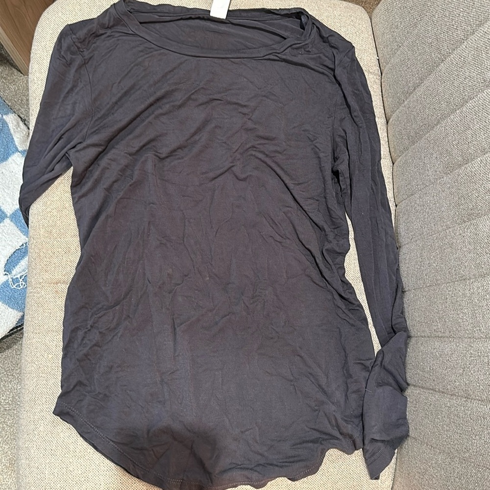 Long sleeve grey basic